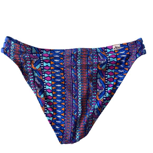 Hobie Girls' Flounce Bralette Bikini Top & Hipster Bottom Swimsuit Set Size - Picture 5 of 8